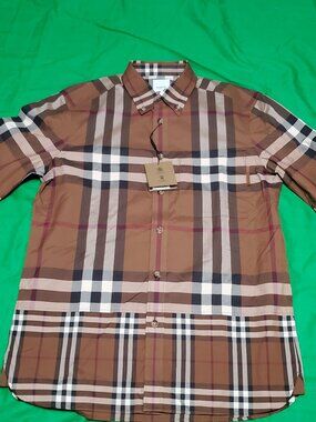 BURBERRY LONG SLEEVE DRESS/CASUAL SHIRT SIZE"M"
